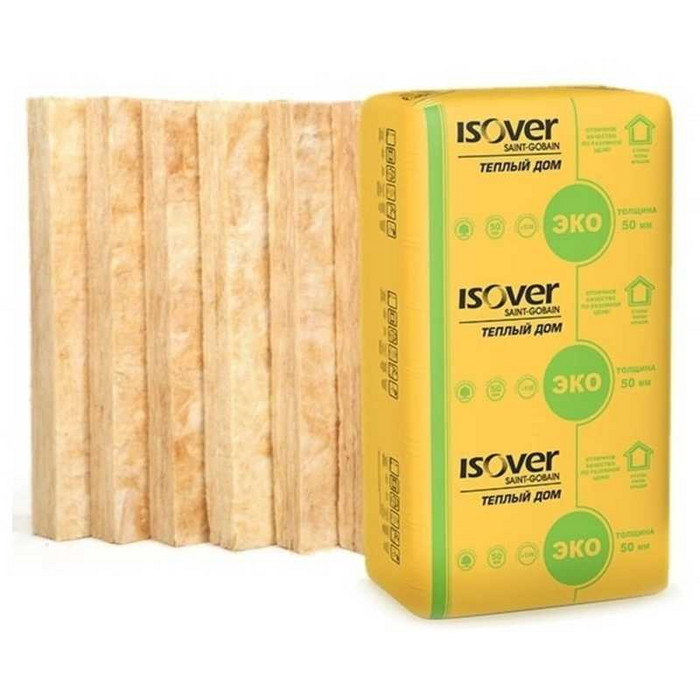 Утеплитель Isover Изовер Тёплый Дом Плита 50х610х1170 в Зеленогорске
